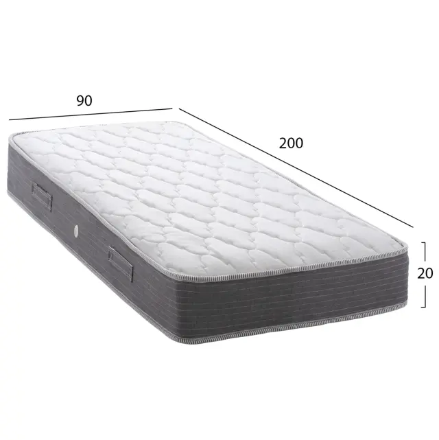ΣΤΡΩΜΑ DREAMTOPIA ΣΕΙΡΑ LULLABY ALOE VERA FB9655.90-200 BONNELL SPRING 90x200x20Y εκ. 2