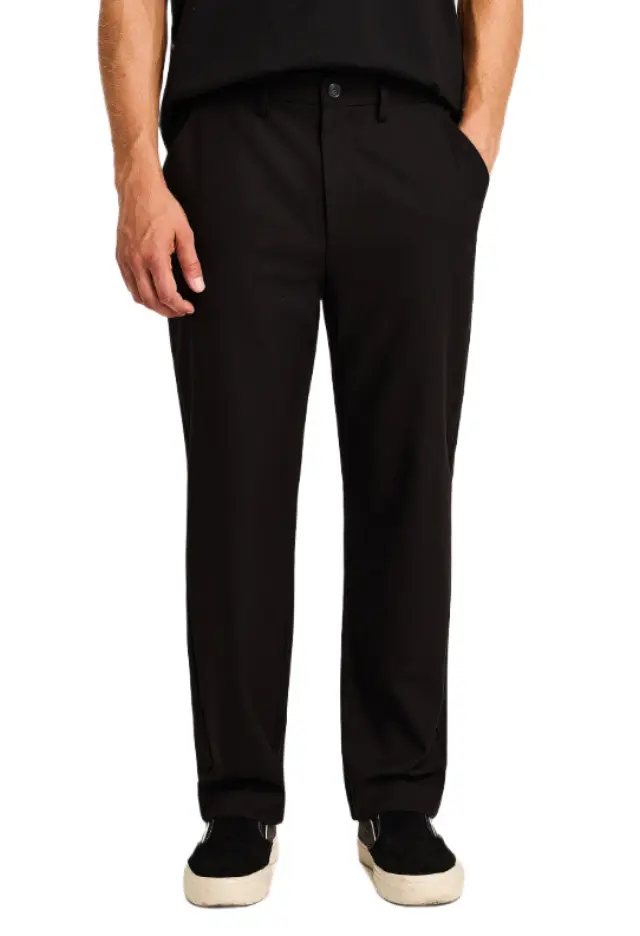 Funky Buddha ανδρικό loose tapered chino με μάλλινη σύνθεση FBM014-009-02-1 2