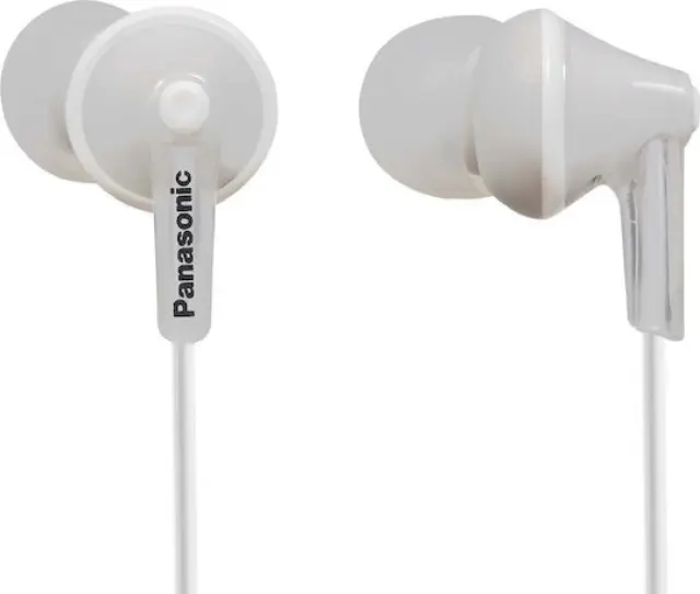 Panasonic RP-HJE125 White Headphones (RPHJE125EW) 2