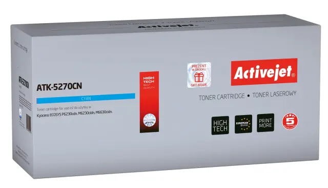 Activejet ATK-5270CN toner (replacement for Kyocera TK-5270C Supreme 6000 pages cyan)