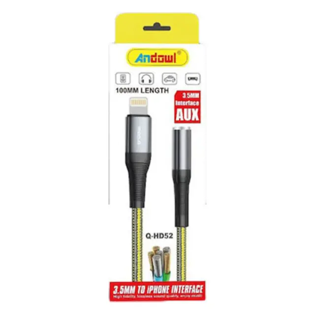 Andowl Q-HD52 Μετατροπέας Lightning male σε USB-C female 1τμχ