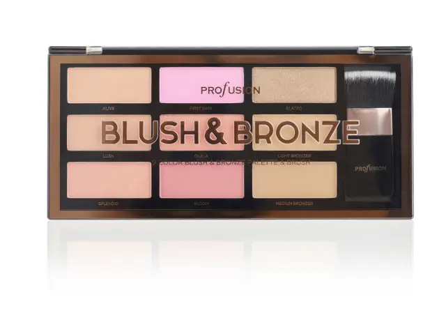 Profusion Cosmetics Παλέτα Ρουζ & Bronze