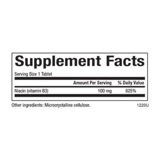 Natural Factors Niacin 100 mg 2