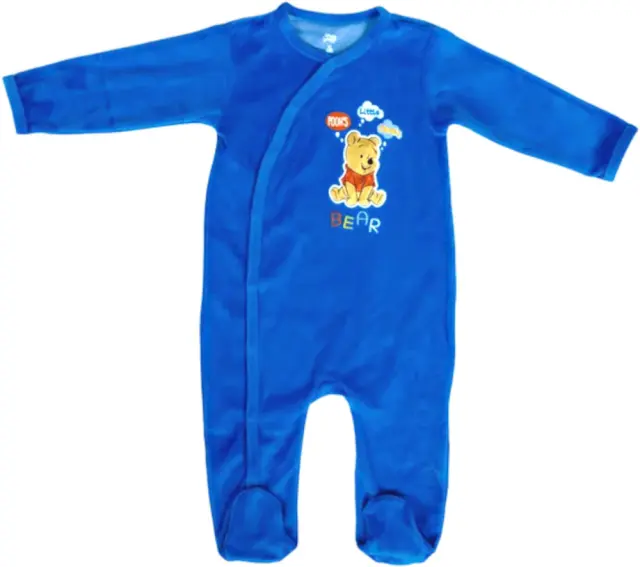 Φορμάκι Μακρυμάνικο Velour Pooh Dark Blue 8030278 - 12 M (80cm)
