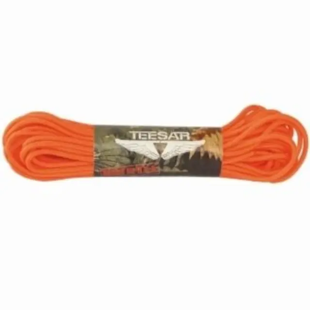 Mil-Tec Teesar Paracord 50ft Orange-Σχοινί Paracord 50 Μέτρων Πορτοκαλί - 13-Orange-Πορτοκαλί