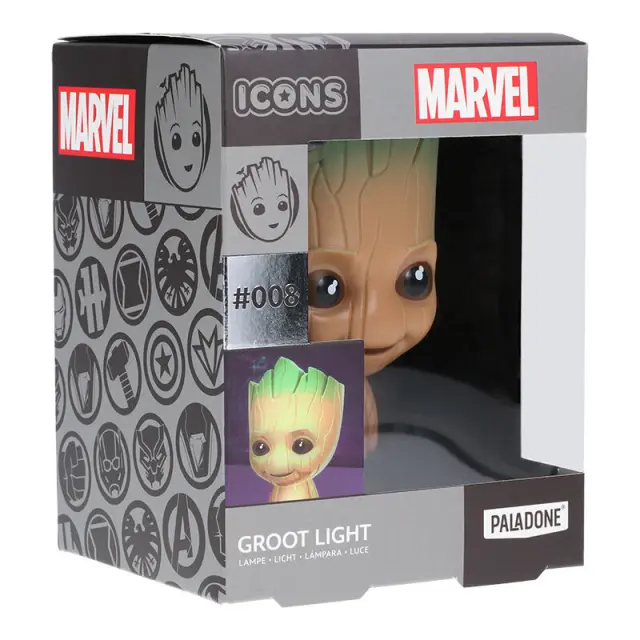 Paladone Marvel: I am Groot - Groot Icon Light (PP11306GT) 2
