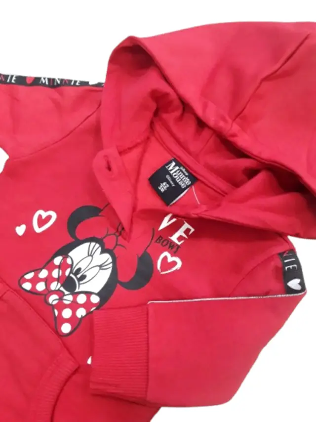 Μπλούζα με Κουκούλα Φούτερ Red Minnie 8100606 - 12 M (80cm) 3