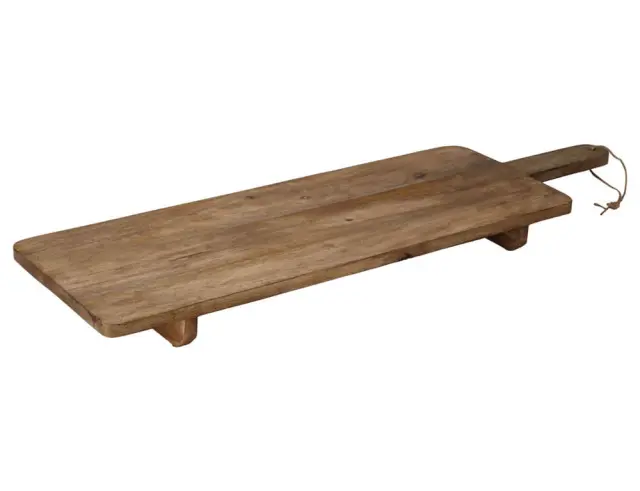 Δίσκος σερβιρίσματος Excellent Houseware με λαβή - Ξύλο Mango - 100x28.5x7.5cm A53540030 2