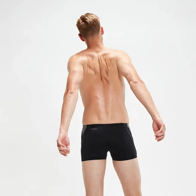 Speedo Men's HyperBoom Splice Aquashort Μαύρο - Γκρι 800302015146 (Speedo) - 32 3