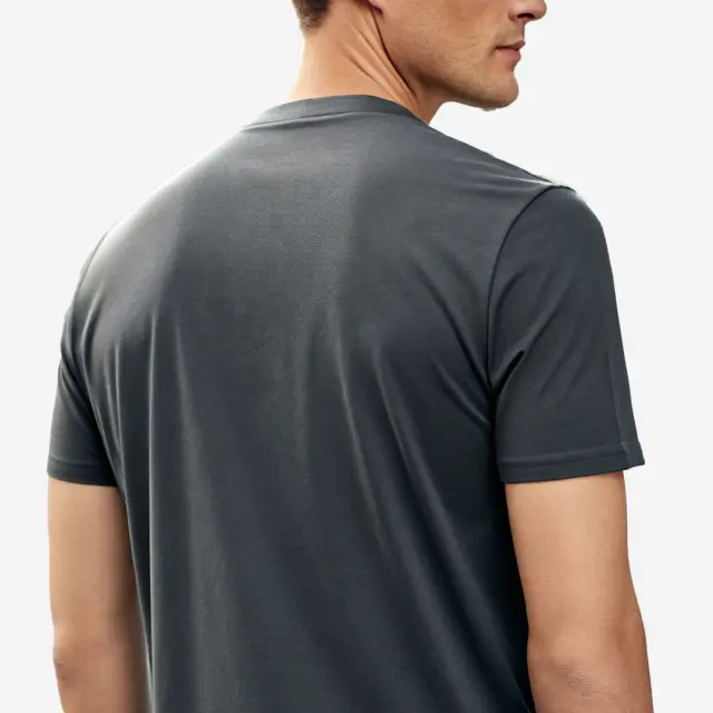 T-shirt Noshame® Ανθρακί με τύπωμα Monaco - 122564 - XXL 3