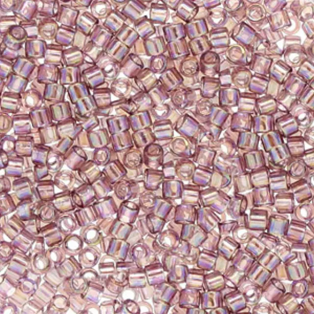 Χάντρα Miyuki Delica 10/0 - DBM0173 - Transparent Rainbow Amethyst ~7gr