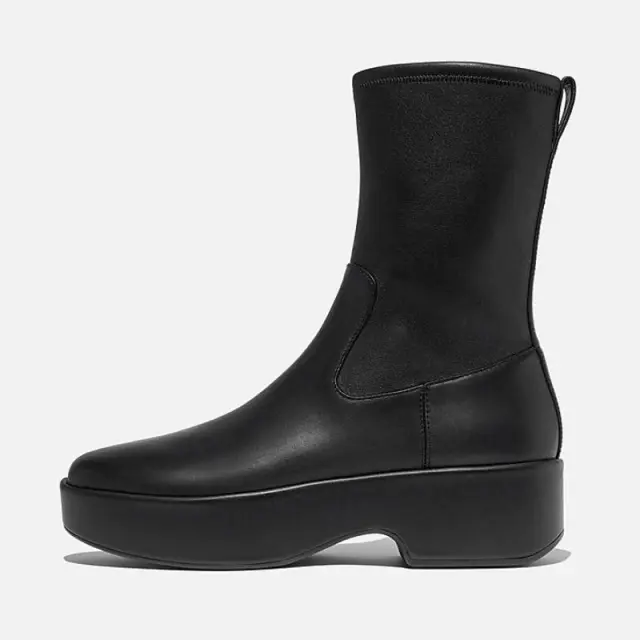 Δερμάτινο Μποτάκι Fit Flop F-Luma HY6-001 Μαύρο - 40