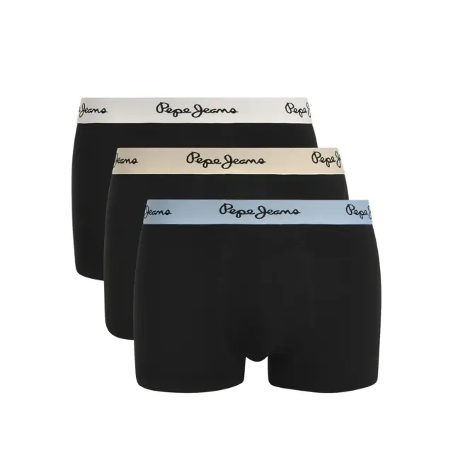 Pepe Jeans Ανδρικό Boxer Silas - Τριπλό Πακέτο, Χρώμα Μαύρο - S