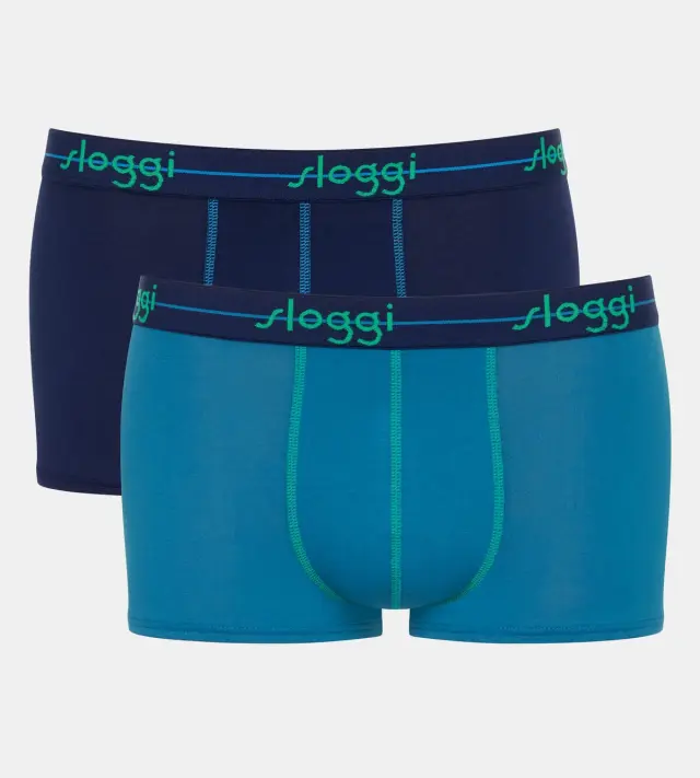 Sloggi Men Μποξεράκια Start Hipster Συνδυασμός Έντονο Μπλε 2-Pack