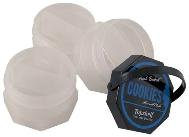 Δοχείο Αποθήκευσης Cookies Smell Proof Regular Διάφανο - 4 Parts (140x85mm) 2