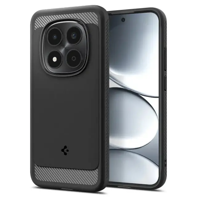 Θήκη Soft TPU Spigen Xiaomi Redmi Note 15 Pro 5G Rugged Armor Μαύρο N70339