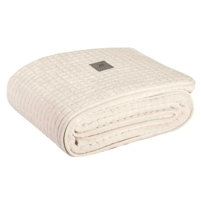 Κουβερλί 240x250 King Size Classic Greenwich Polo Club 4429 Ivory 100% Microfiber 3
