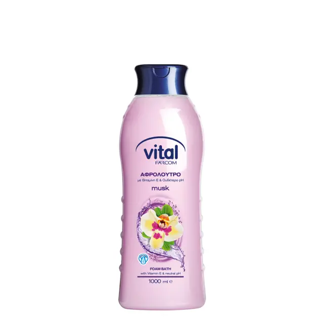 VITAL Αφρόλουτρο – Άρωμα Musk 1000 ml