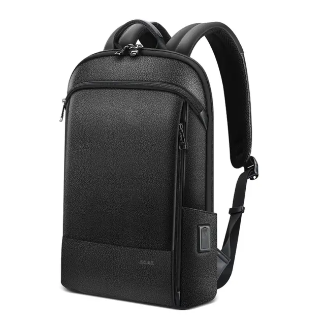 Δερμάτινο Σακίδιο πλάτης Αντικλεπτικό 21L Laptop 15,6 Bopai 61-52711 μαύρο - One Size