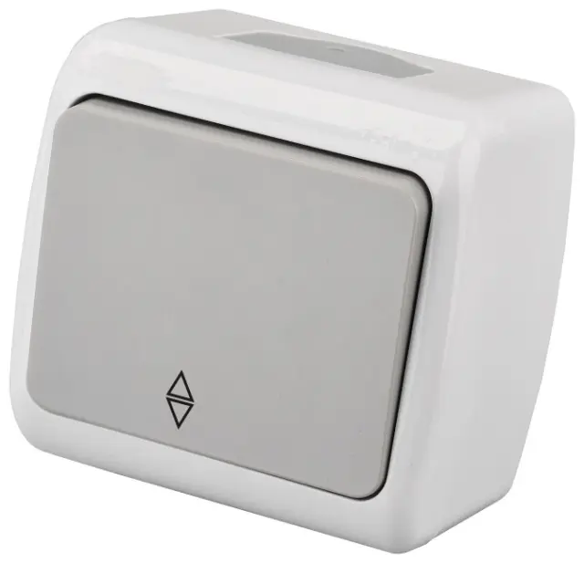 Entac 106 Stephan surface mounted alternative wall switch IP54 15.005.0100