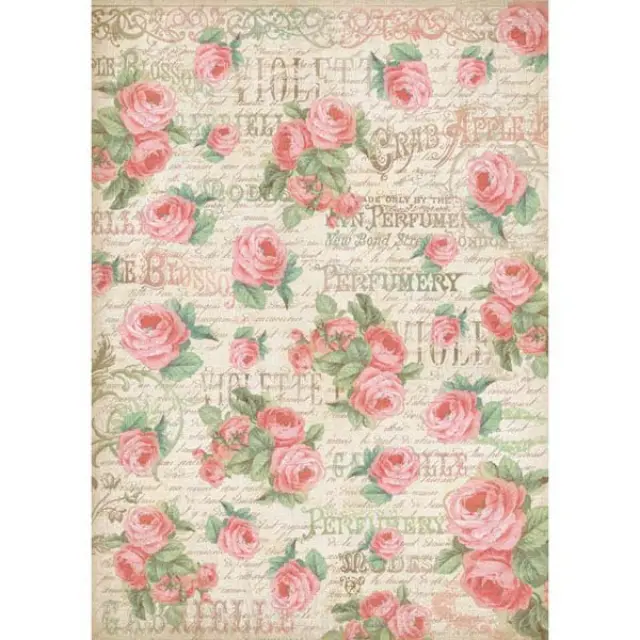 Φύλλo Polyester Felt - 50x70cm - Perfumery Rose - 1mm - 1τεμ
