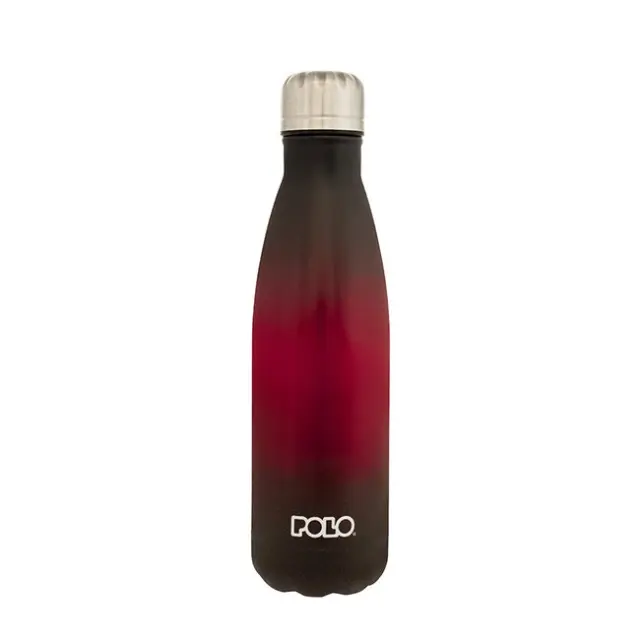 Polo Θερμός Stainless Steel 500ml Μαύρο/Κόκκινο (949004-8414)