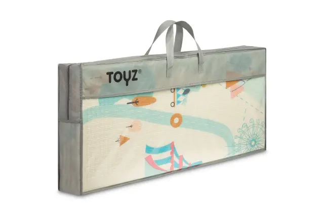 Toyz Παιδικό μαλακό ισοθερμικό χαλί δραστηριοτήτων διπλής όψης CIRCUS 200x180x1cm 2