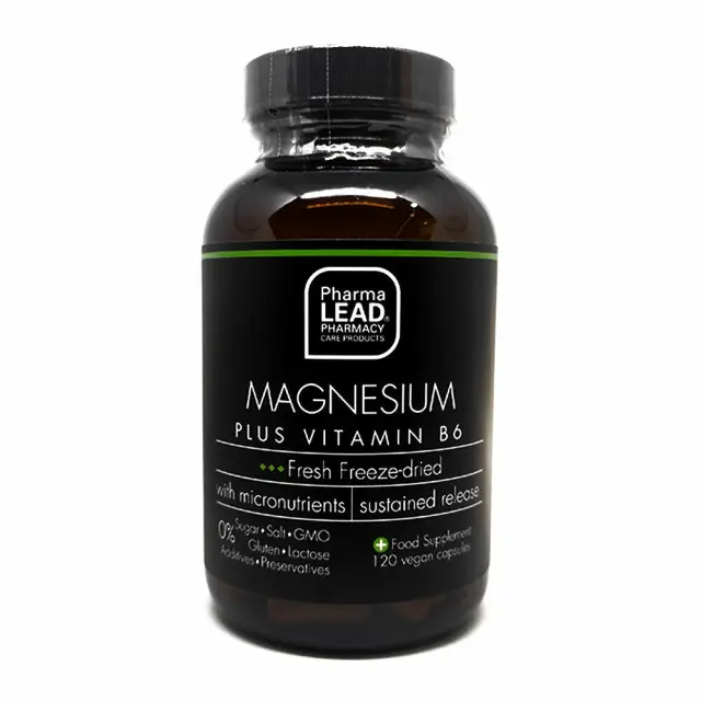 Pharmalead Magnesium Plus Vitamin B6 120 φυτικές κάψουλες
