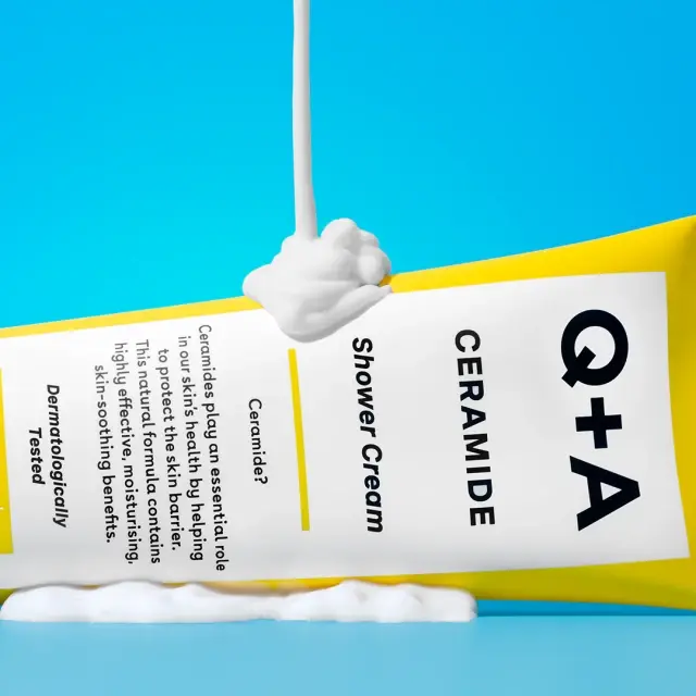 Q+A Ceramide Shower Cream Κρέμα ντους με φυσικά κεραμίδια 250ml 2