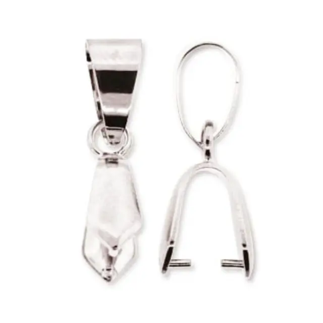 Κρεμασταράκι Χάντρας 8.75mm - Silver Plated - 3τεμ