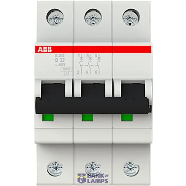 S203-B32 Miniature Circuit Breaker - 3P - B - 32 A