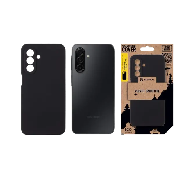 Tactical Velvet Smoothie Cover for Samsung Galaxy A18 4G / A17 4G/5G Asphalt 3