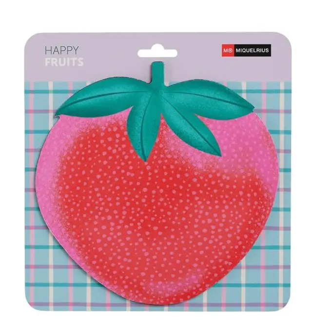 Mouse Pad Miquelrius Happy Fruits Φράουλα 21.7x22.8cm/ 844.132999 (MIQUELRIUS)