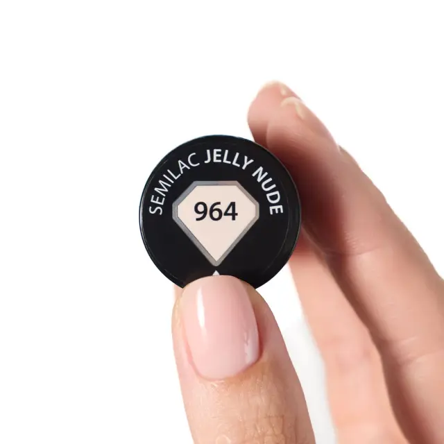 Semilac Ημιμόνιμο Βερνίκι 964 Jelly Nude 7ml 2