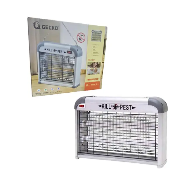 GECKO Ηλεκτρική Εντομοπαγίδα UV – Pest Killer 12W 0202013