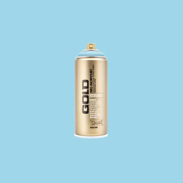 Montana Gold Spray Paint 400ml G5010 Fresh Blue