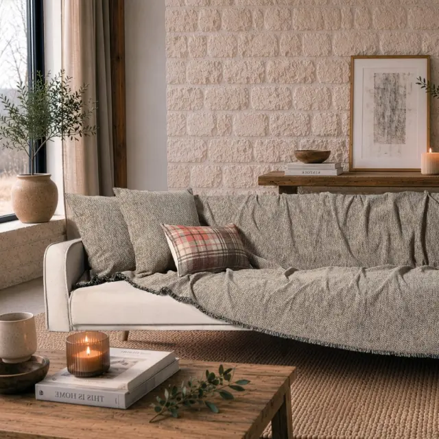 Ριχτάρι Utah 03 Warm Brown TEORAN Μονοθέσιο 180x150cm 2