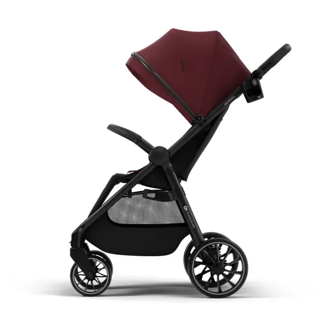 Kinderkraft GRANDE 2 Καρότσι Περιπάτου Dark Ruby 3