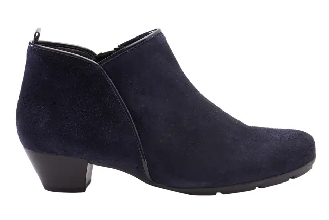 Gabor Μποτάκια με Τακούνι Γυναικείο δέρμα Nubuck Μπλέ GAB/55623 36-OCEAN 3