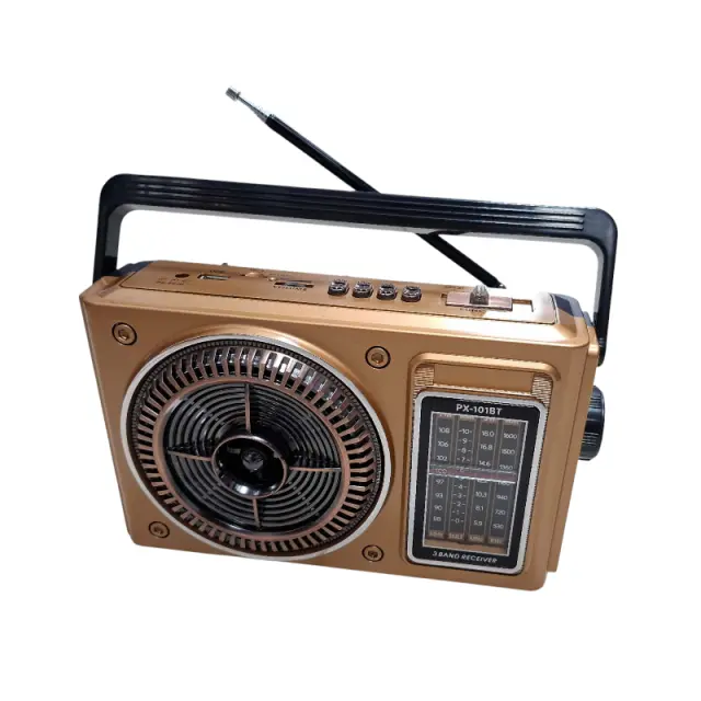 Επαναφορτιζόμενο ραδιόφωνο - PX-101BT - 020023 - Black