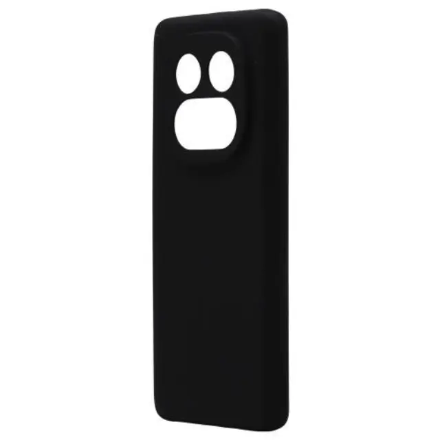 Θήκη Liquid Silicon inos Xiaomi Redmi Note 14 Pro Plus 5G Velvet Μαύρο N68984