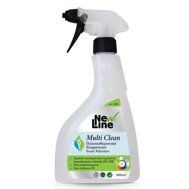 Πολυκαθαριστικό Επιφανειών NEW LINE MULTI CLEAN 500ml