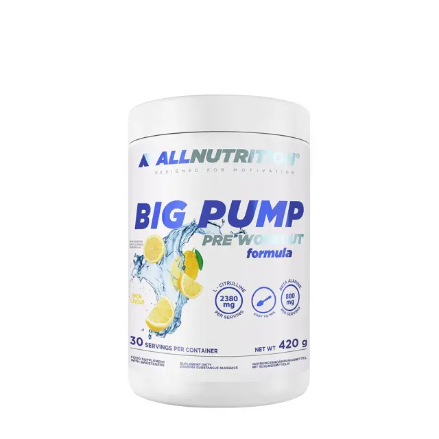 ALLNUTRITION Big Pump Pre-Workout Lemon, 420 g