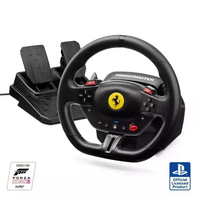 Thrustmaster T98 Ferrari 296 GTB Τιμονιέρα με Πετάλια για PC / PS4 / PS5 με 240° Περιστροφής 2