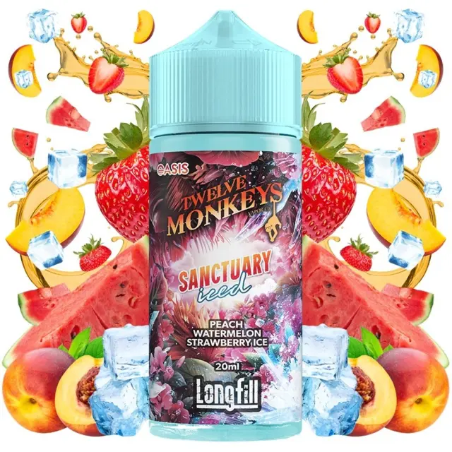 Oasis Sanctuary Iced 20ml (120ml) - Twelve Monkeys Flavorshots