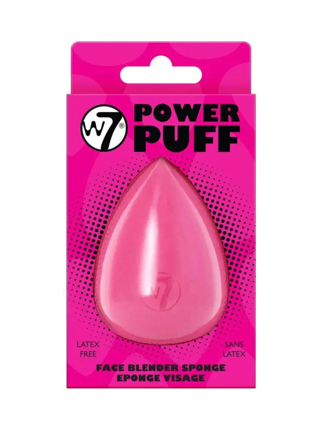 Power Puff Face Blender Sponge W7