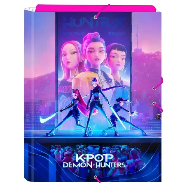 Ντοσιέ K-POP DEMON HUNTERS - A4 Premium Binder with Flaps & Elastic Band 542660068