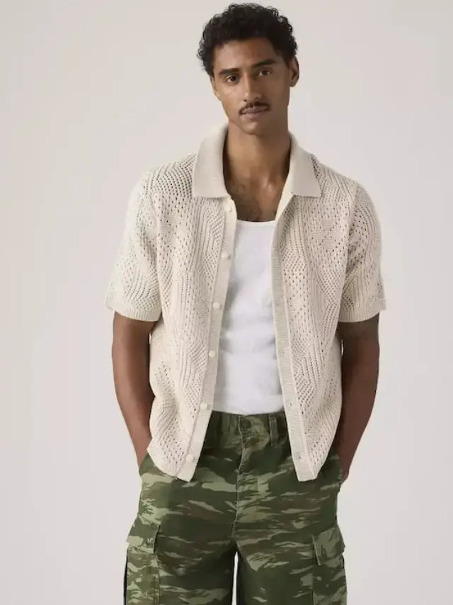 Sweater Camp Shirt Neutrals PUMICE STONE - L 2