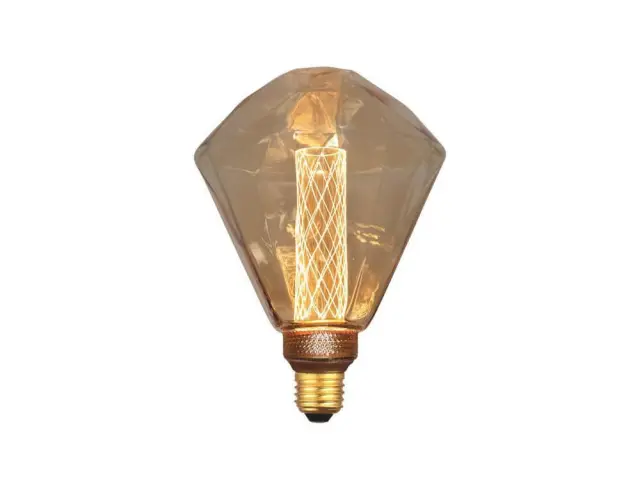 Λάμπα LED ST64 Diamond Eurolamp (147-81824) για ντουί E27, 3.5W, 2000Κ, Θερμό Λευκό147-81824