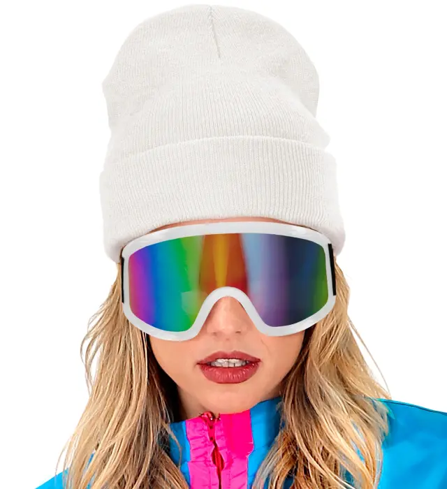 Αποκριάτικο Αξεσουάρ Γυαλιά Winter Party Λευκό (Widmann) (W-01734) 3